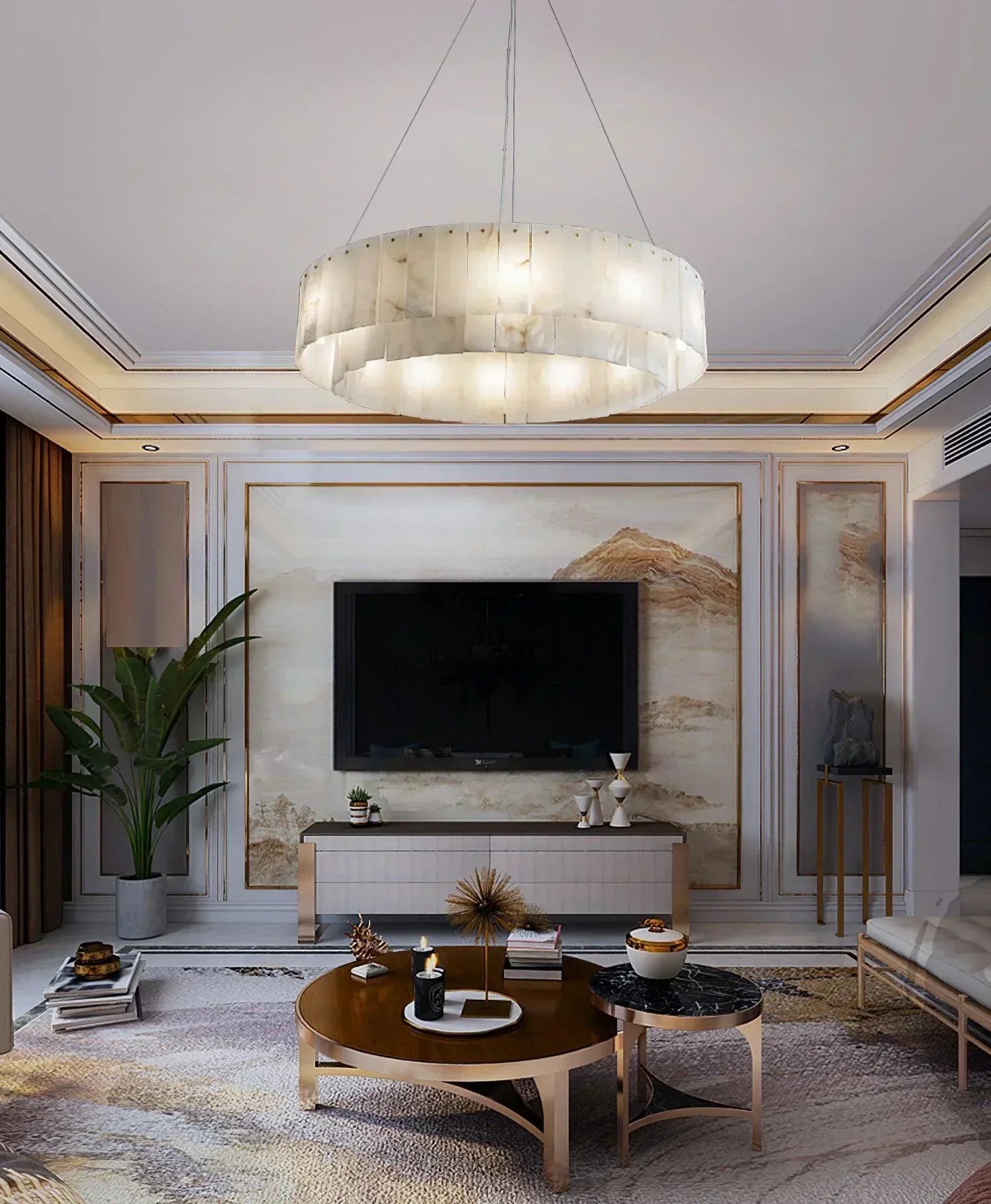 Liora Alabaster Chandelier