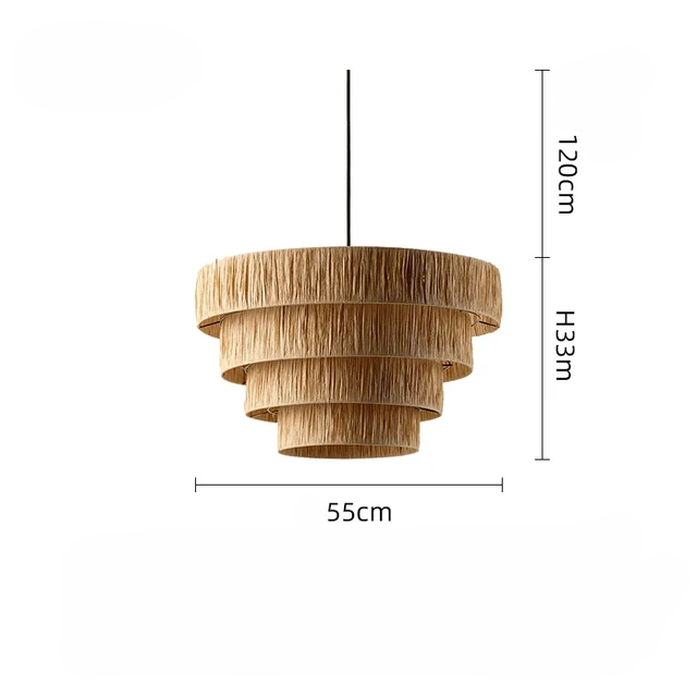 Maribel | Rattan Ceiling Lamp