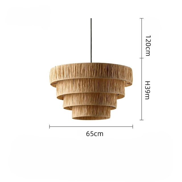 Maribel | Rattan Ceiling Lamp