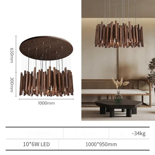 Liora | Wooden Ceiling Light