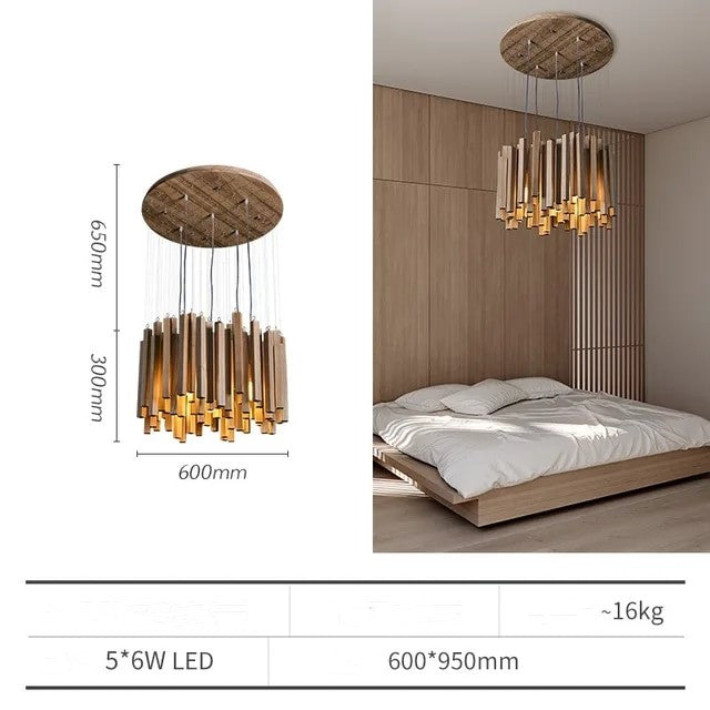 Liora | Wooden Ceiling Light