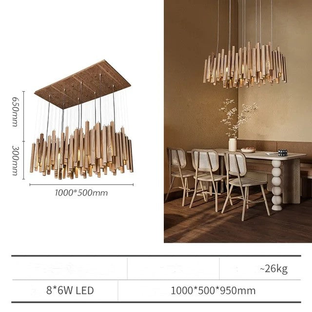 Liora | Wooden Ceiling Light