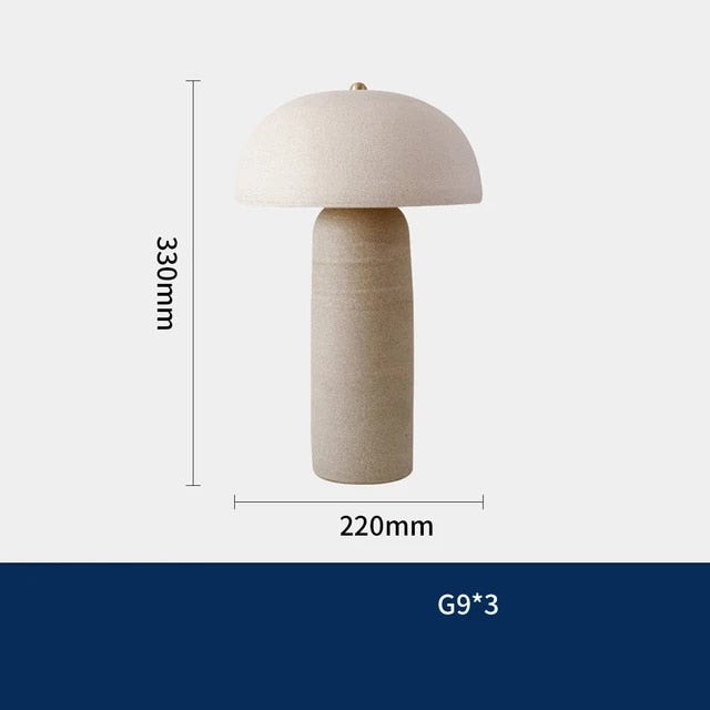Marlowe Antique Mushroom Table Lamp