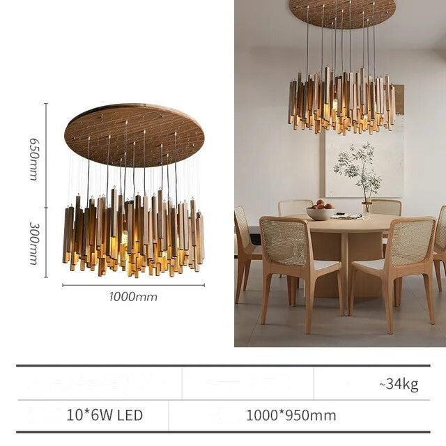 Liora | Wooden Ceiling Light