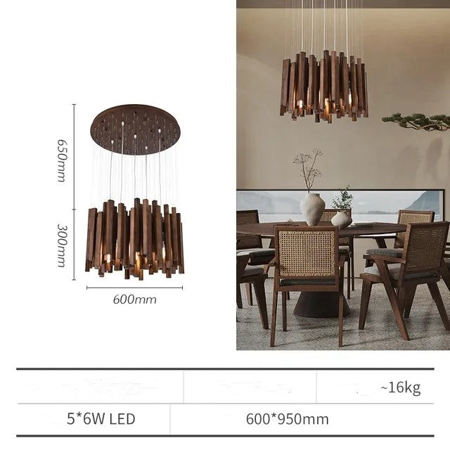 Liora | Wooden Ceiling Light