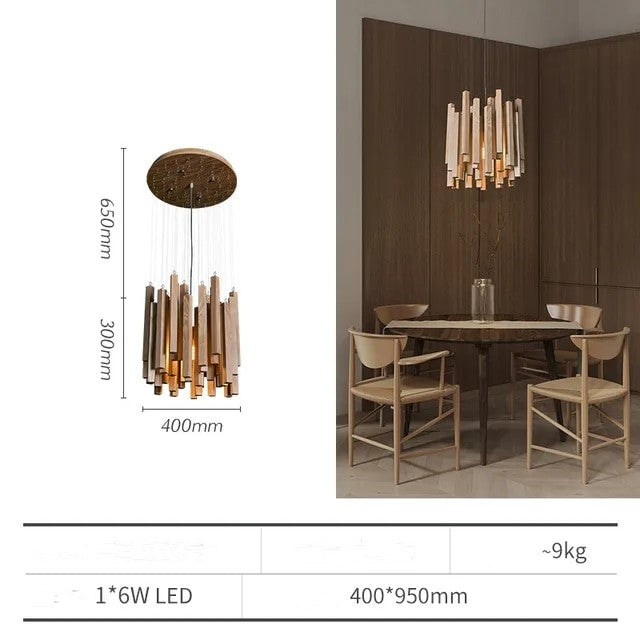 Liora | Wooden Ceiling Light