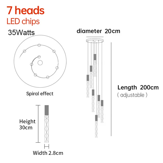 Solenne | Loft Spiral Ceiling Light