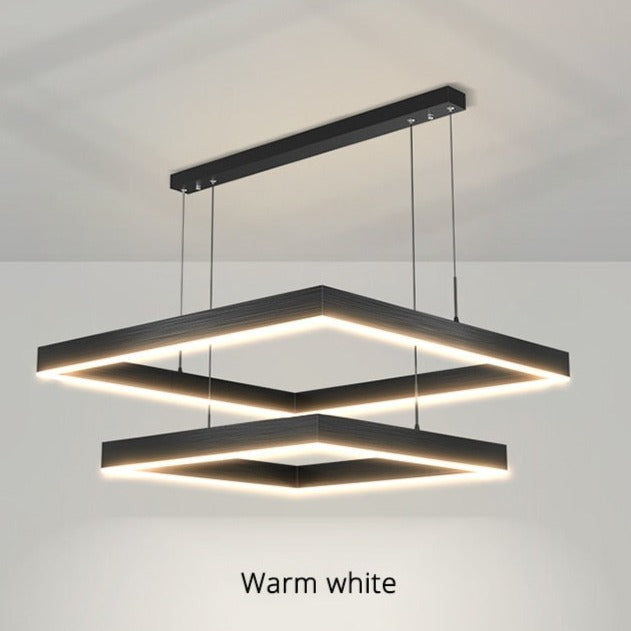 Liora | Square LED Chandelier