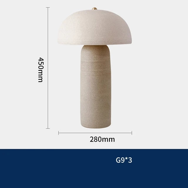 Marlowe Antique Mushroom Table Lamp