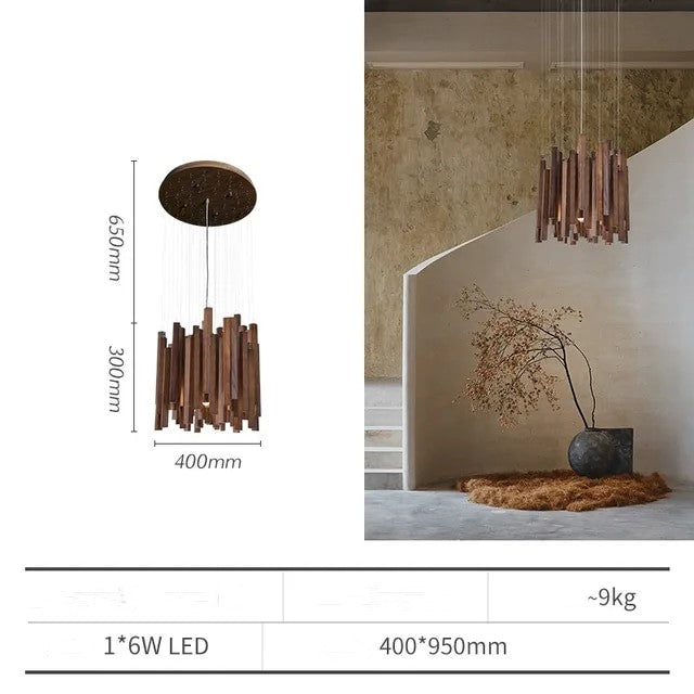 Liora | Wooden Ceiling Light