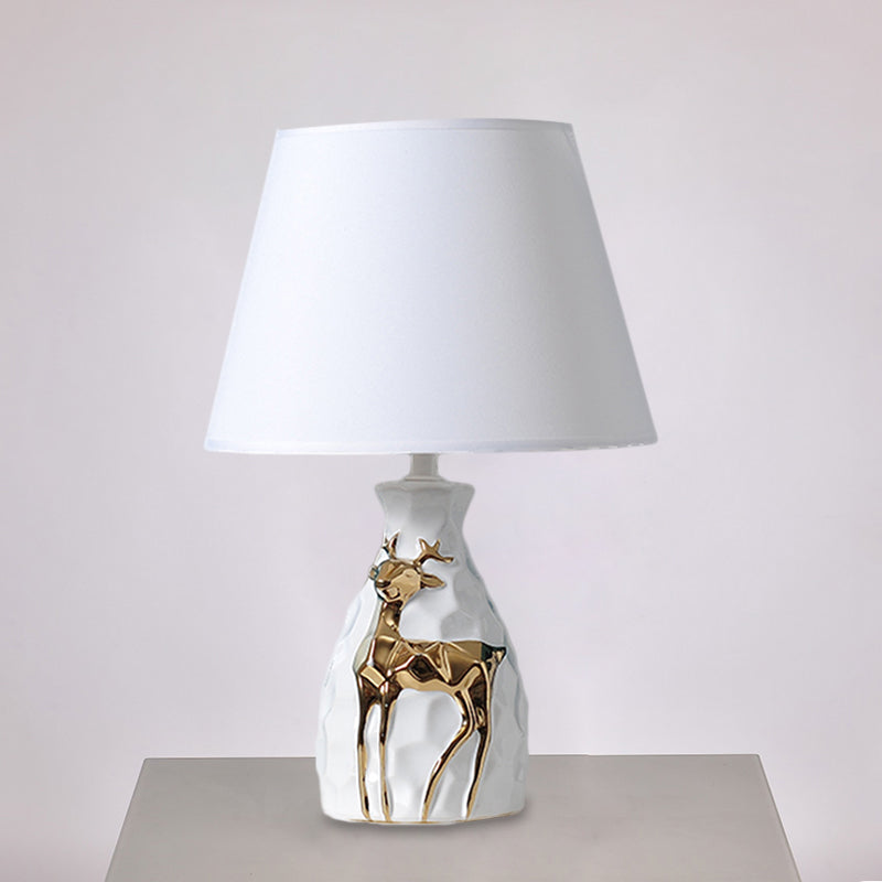 FawnLume | Deer Vase Table Lamp With Flared Base