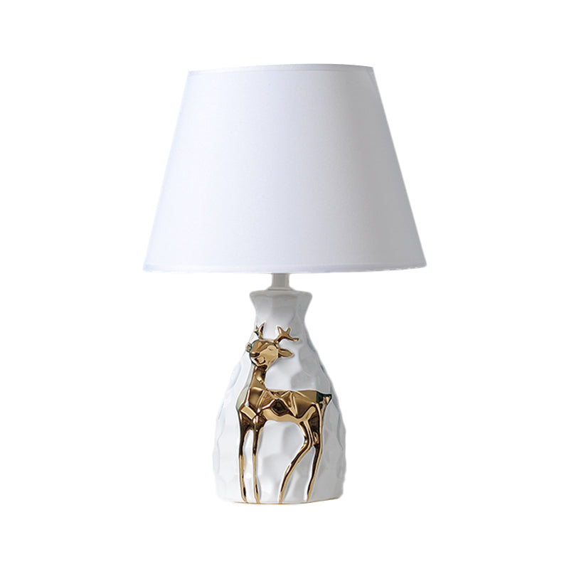 FawnLume | Deer Vase Table Lamp With Flared Base