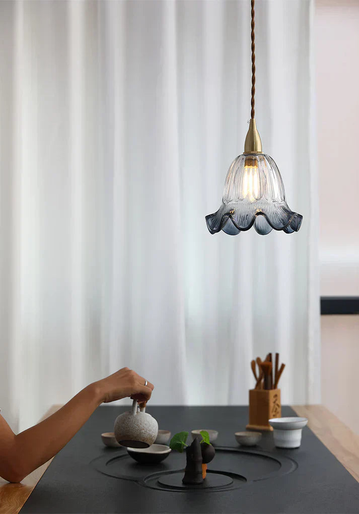 Liora Hanging Glass Pendant Lights