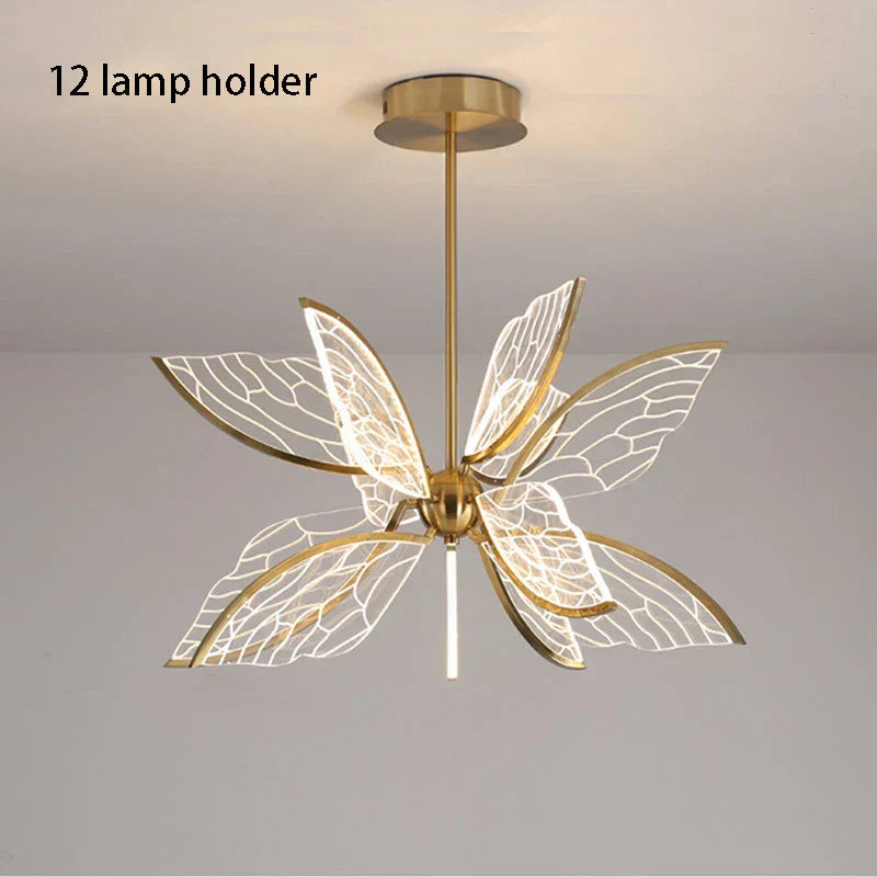 Arielle | Butterfly Acrylic Chandelier