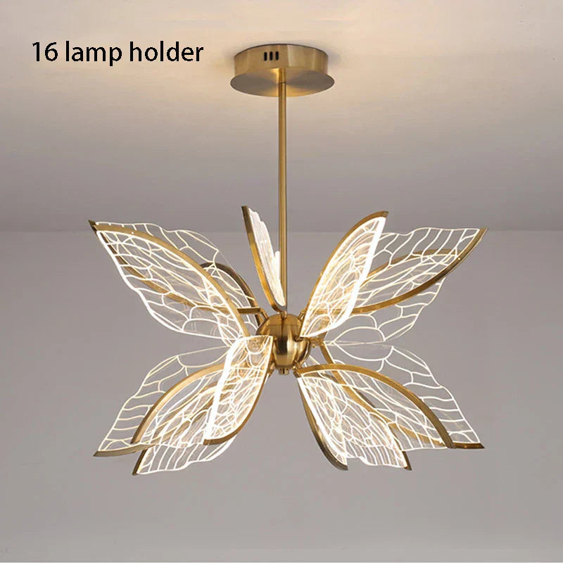 Arielle | Butterfly Acrylic Chandelier