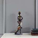 Lereks - African Musicians Statue Set - Decorative Sculptures