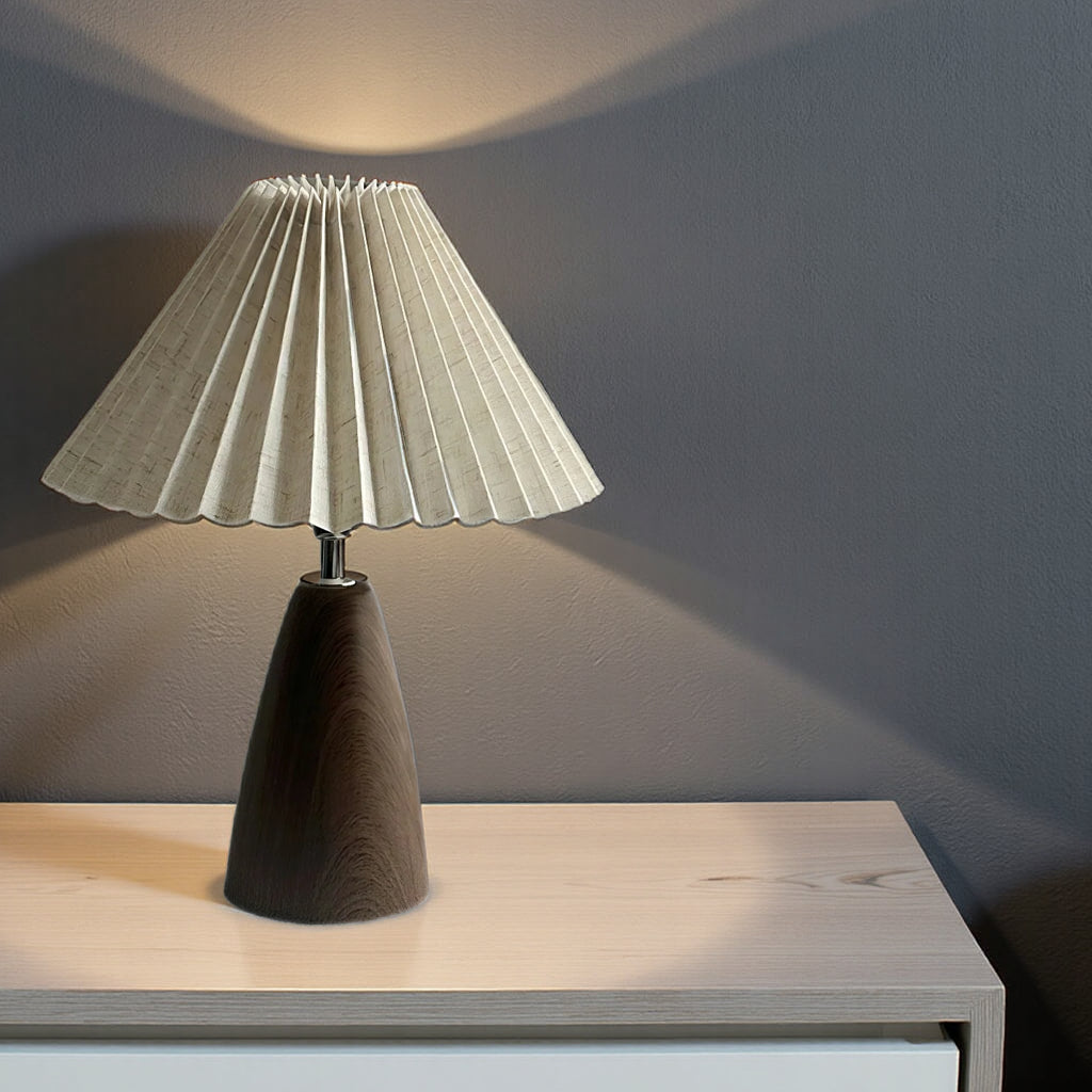 Lereks - Beza linen table lamp