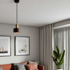 Lereks - Design pendant lamp with gold accent