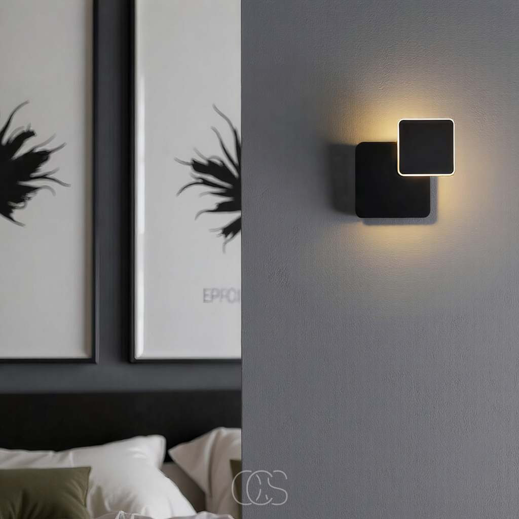 Lereks - Double cube wall lamp