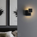 Lereks - Double cube wall lamp