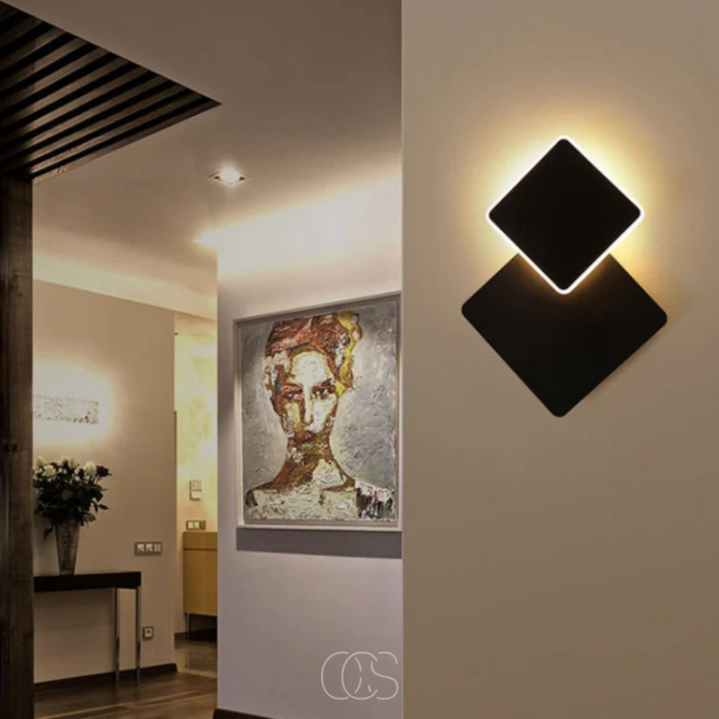 Lereks - Double cube wall lamp
