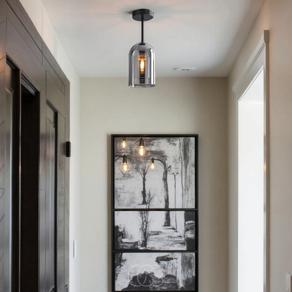 Lereks - Glass Vintage LED ceiling lamp