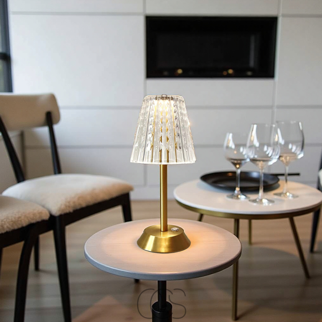 Lereks - Lampada d'atmosfera a cristallo LED - luce lussuosa, ovunque tu la voglia