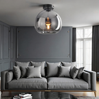 Lereks - Lampada da soffitto in vetro LED - Moderna