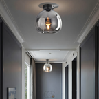 Lereks - Lampada da soffitto in vetro LED - Moderna