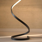 Lereks - Lampada da terra a spirale LED dimmerabile