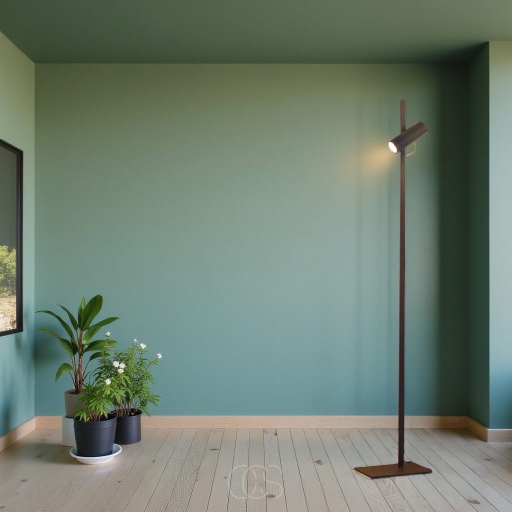 Lereks - LED Stehlampe mit Spotlicht - Leselampe