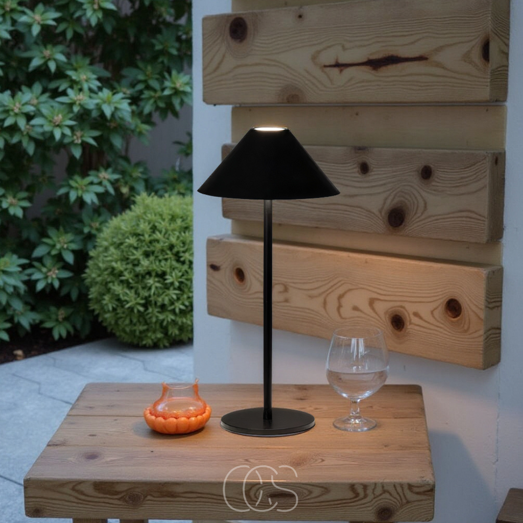 Lereks - Luksusowa Bezprzewodowa Lampa Stołowa - Dotykowa Ściemnialna Latarnia LED