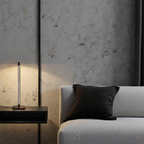 Lereks - Minimalist LED Table Lamp - Modern Matte Black Aluminum