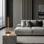 Lereks - Minimalist LED Table Lamp - Modern Matte Black Aluminum