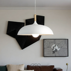 Lereks - Modern Matte Black Ceiling Lamp