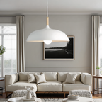 Lereks - Modern Matte Black Ceiling Lamp