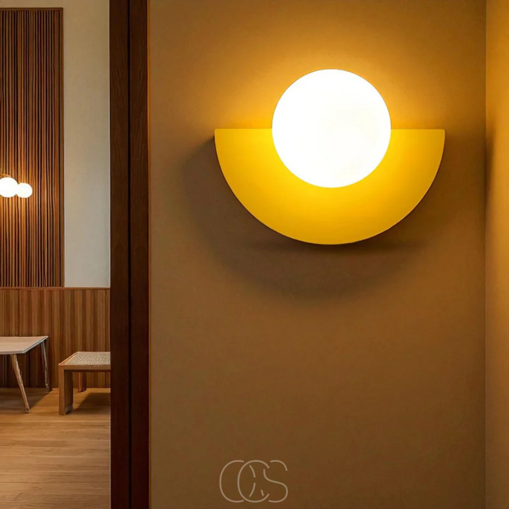 Lereks - Nordic Half-Circular Wall Lamp – Scandinavian Design