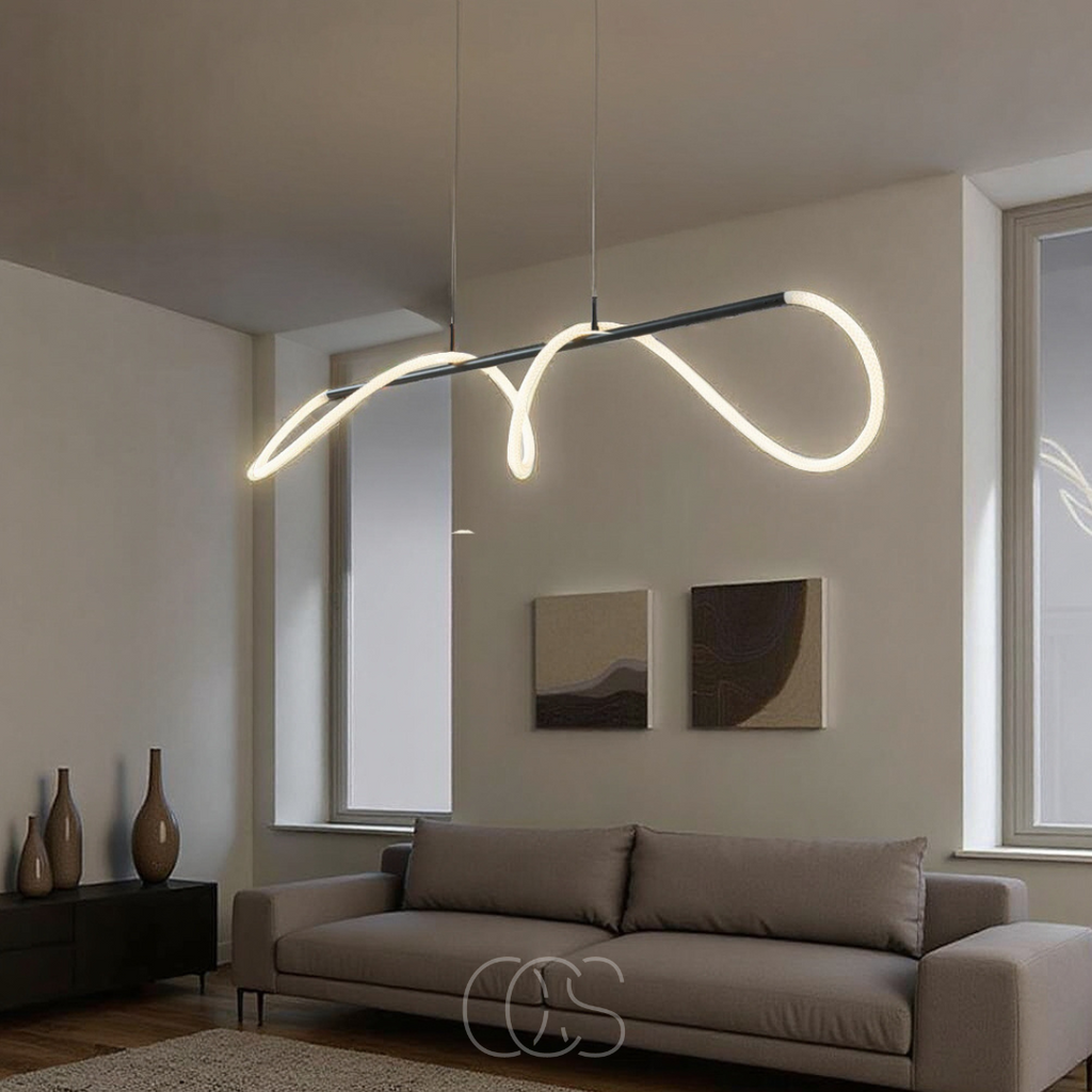 Lereks - Pendant lamp with LED tubes - Modern design
