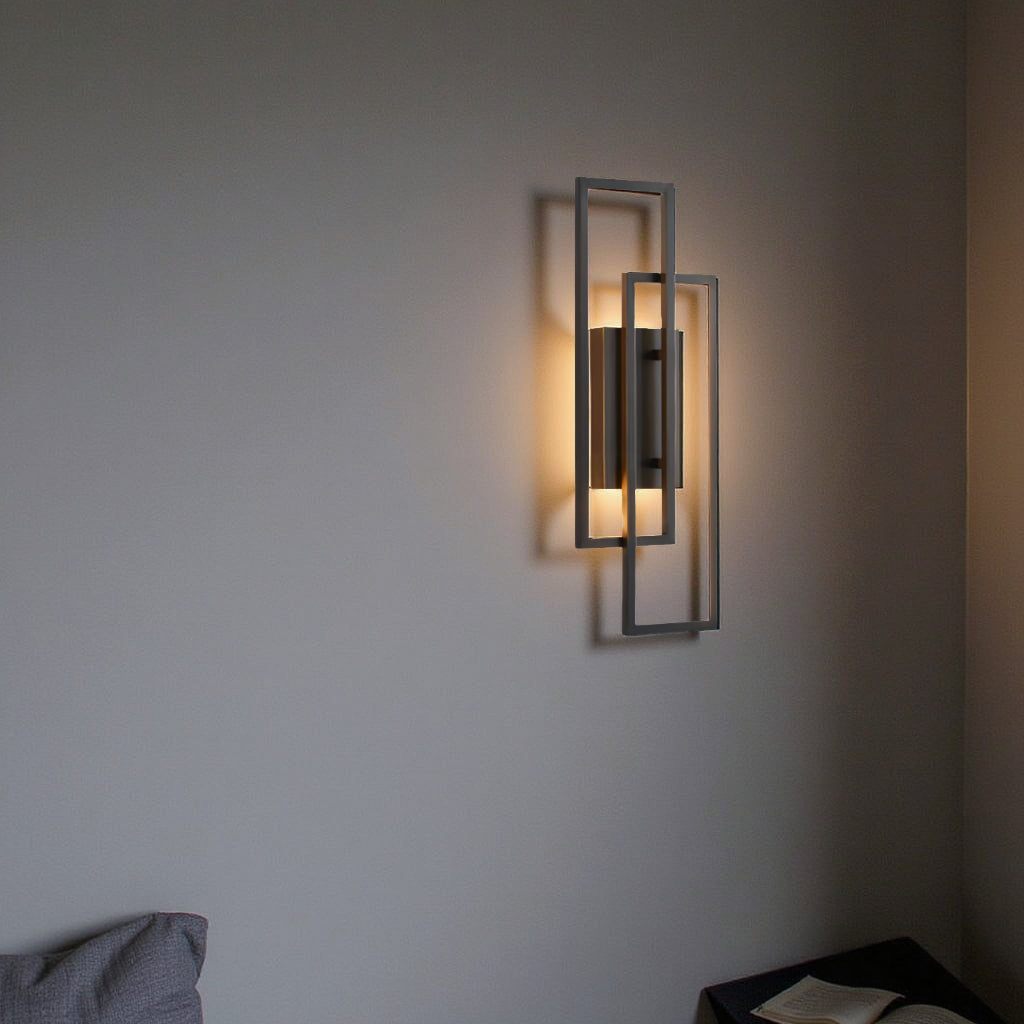 Lereks - Rectangular Geometric LED Wall Lamp