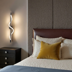 Lereks - Slim LED wall lamp - Black aluminum