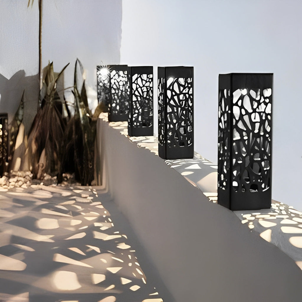 Lereks - Solar Garden Light Pole - Wireless Solar Outdoor Lamp