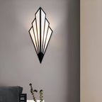 Lereks - Wall lamp with geometric diamond design