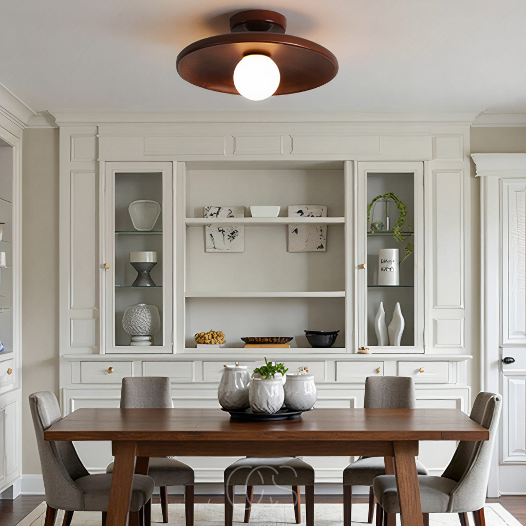 Lereks - Walnut Ceiling Lamp - Luxury Ceiling Lamp Wood