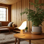 Lereks - Wooden Bird Lamp - Wireless Table Lamp with Warm Light