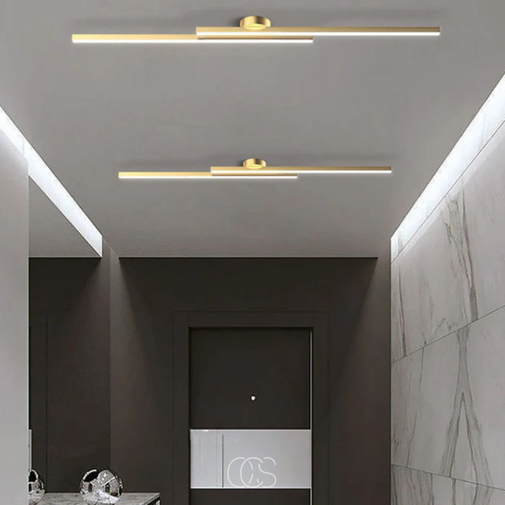Lereks - modern aluminum ceiling lamp - Sleek ceiling lighting