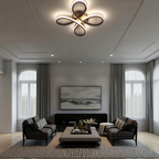 Lereks – Ceiling lamp LED Klaver – Modern design with atmospheric dimming function