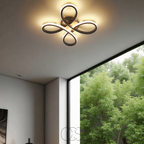 Lereks – Ceiling lamp LED Klaver – Modern design with atmospheric dimming function