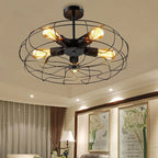 Oakhurst | Retro Cage Chandelier