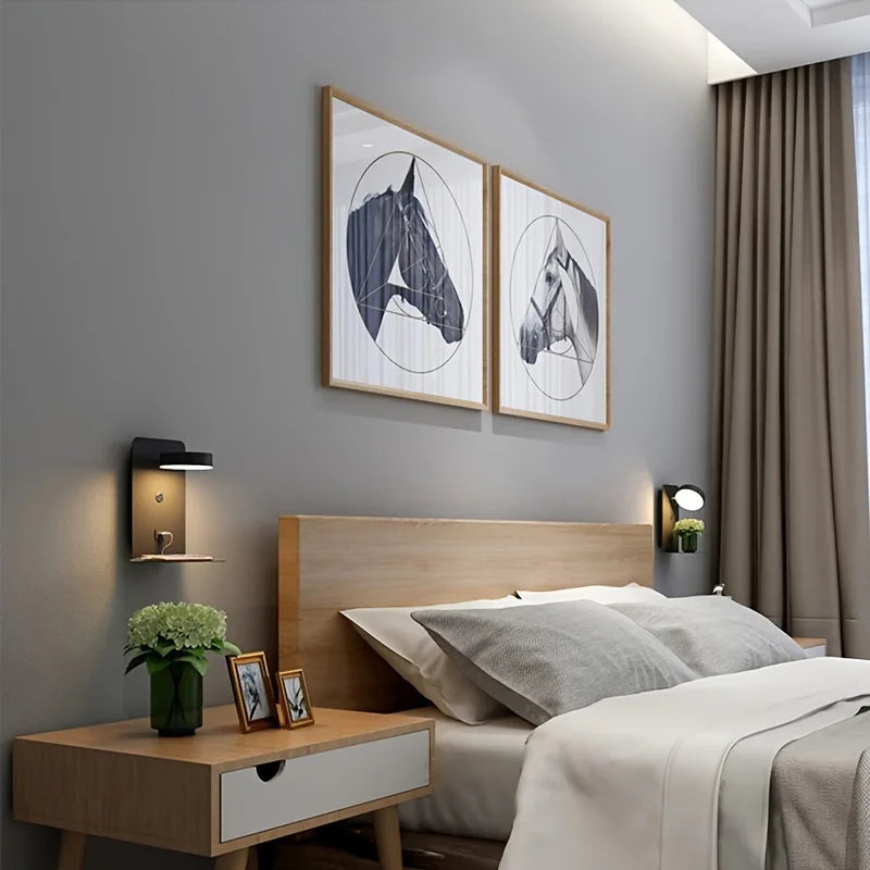 Liora Nova Bedside Lamp With USB Port