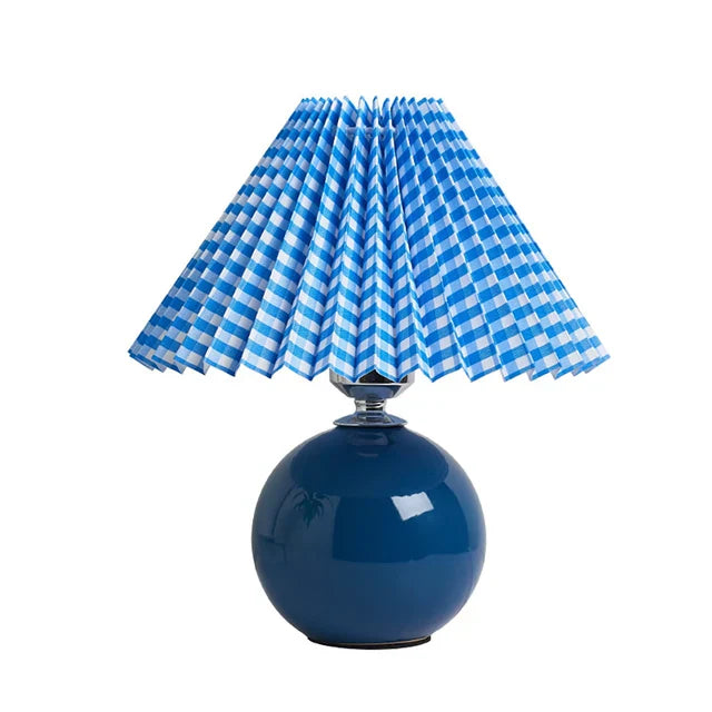 Maribel | Vintage Pleated Table Lamp